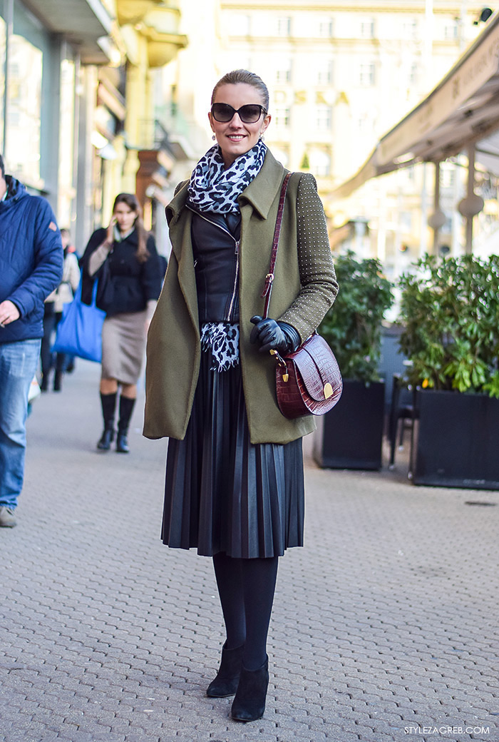 Jelena Mijatović, ekonomistica, Street style moda advent Zagreb, 