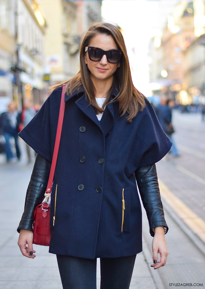 stajling za svaki dan, moda jesen 2015 zagreb, StyleZagreb.com, street style look Iva Marija Ramljak, moda jesen, stajling jakna-pelerina i trapezice