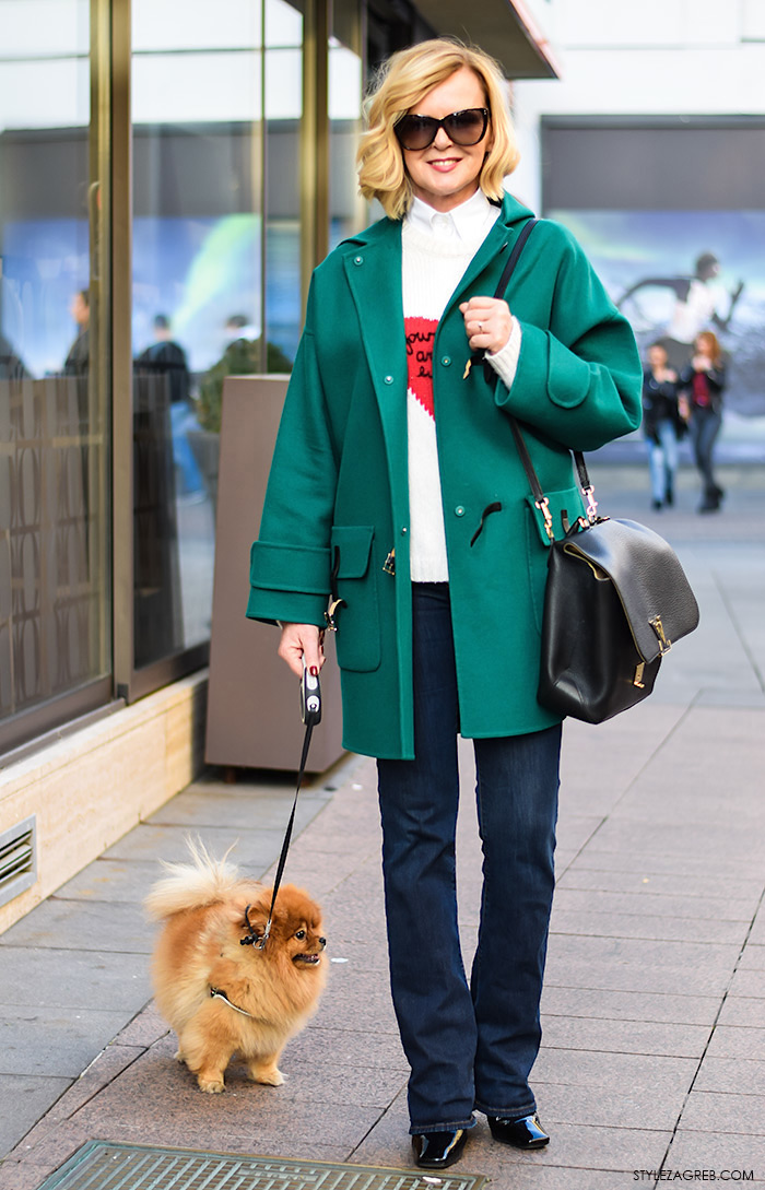 Street style chic - odvjetnica Jadranka Sloković, moda Zagreb