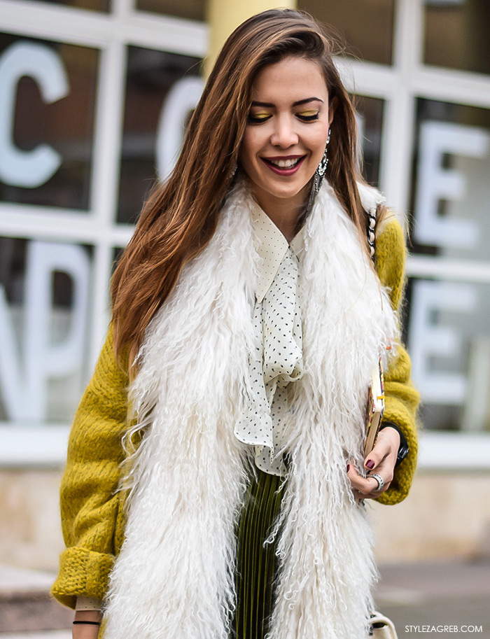 Zagreb street style moda, Milica Mihajlović, pussy bow košulja