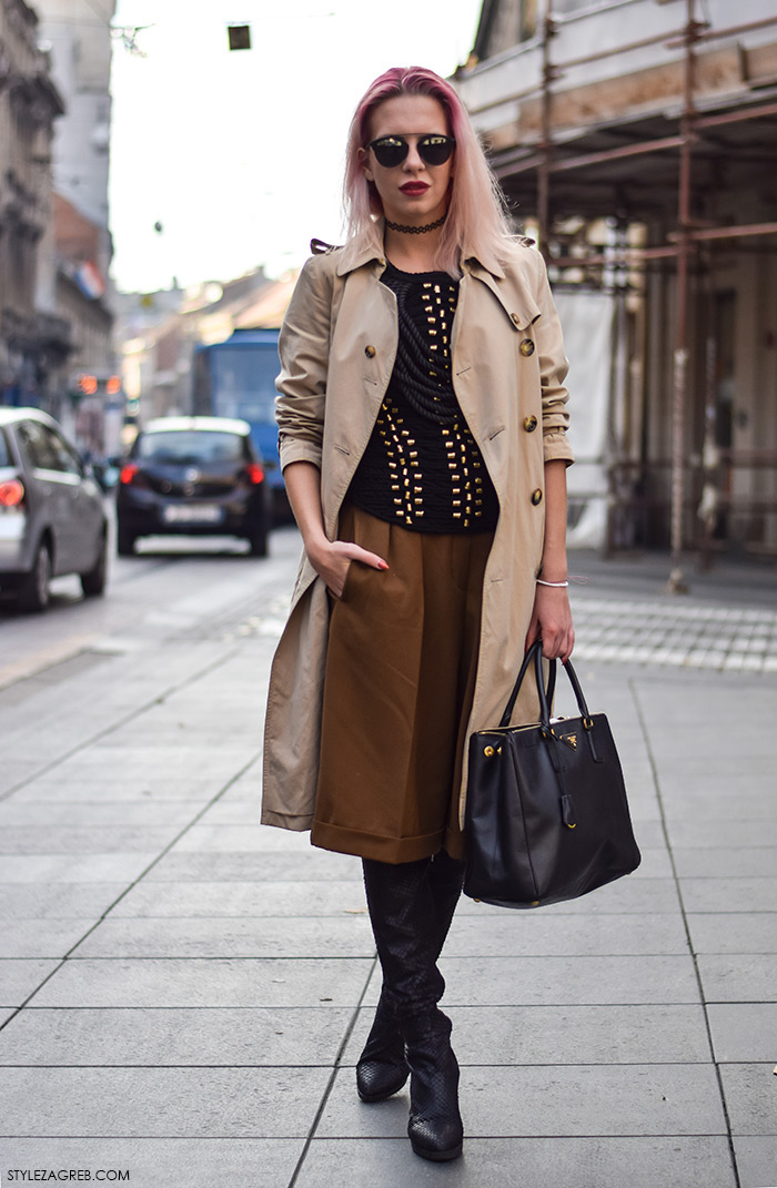 H&M Balmain na street style način, Nika Audrey White, Zagreb street style moda