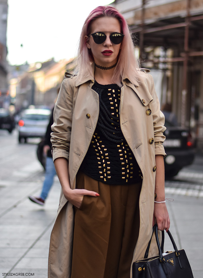 H&M Balmain na street style način, Nika Audrey White, Zagreb street style moda