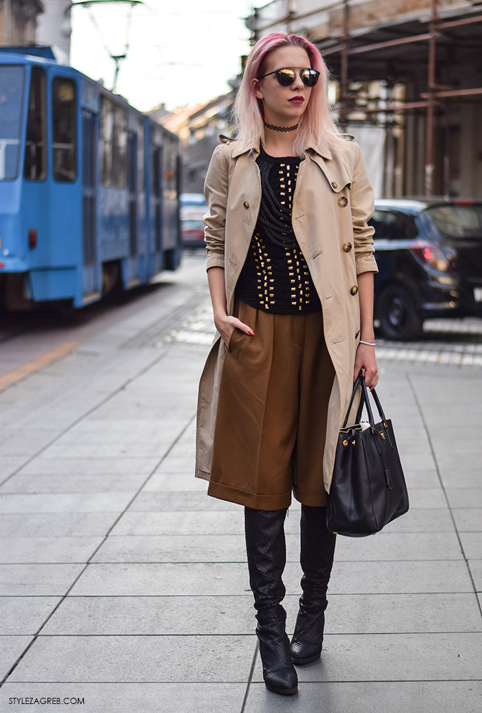 H&M Balmain na street style način, Nika Audrey White, Zagreb street style moda