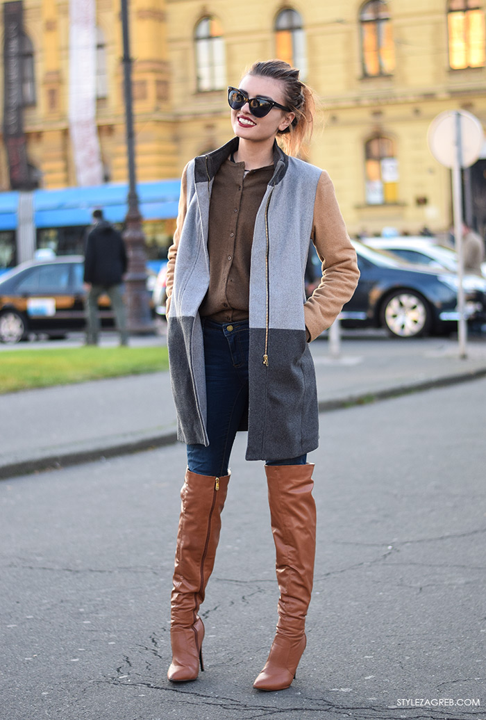 Street style Zagreb, Ella Dvornik, čizme preko koljena