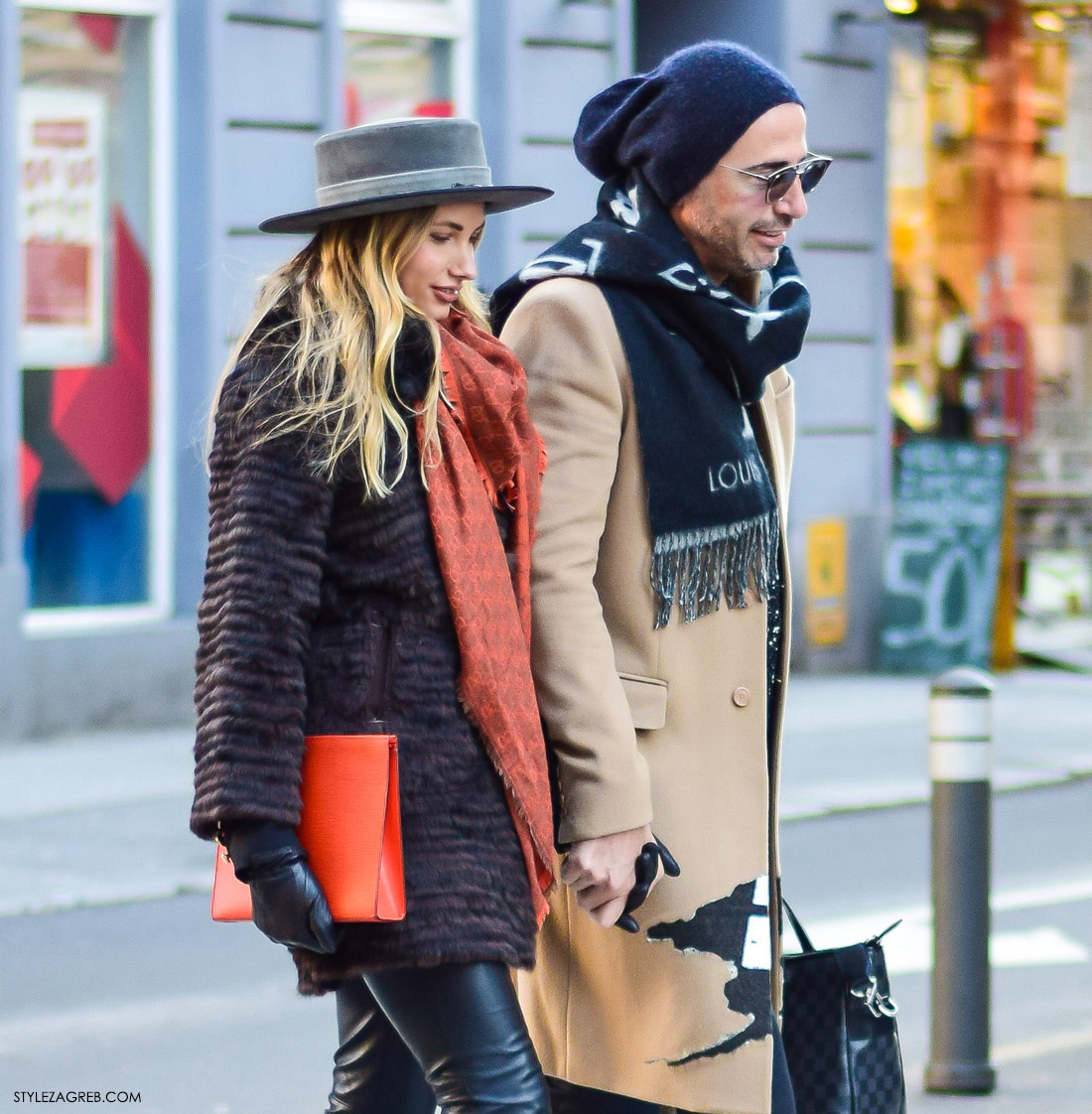 Street style look dizajnerica Marina Lacković i suprug Krešimir, Ideje za dnevni stajling, ulična moda 2016 Zagreb street style Stylezagreb.com