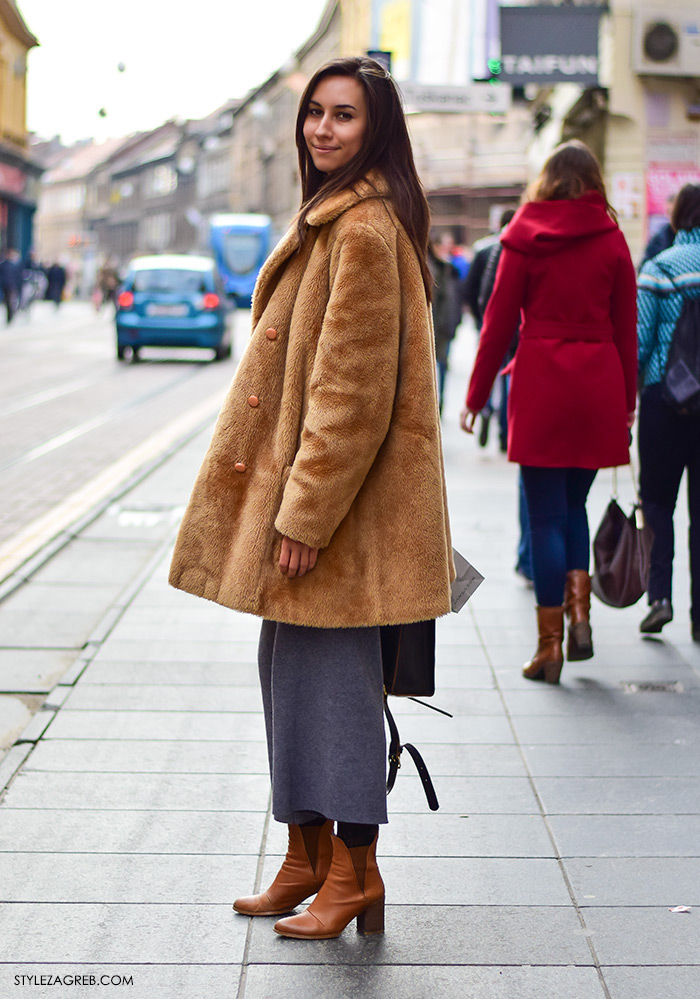 Kako kombinirati bundicu i čizme do gležnja, Zagreb street style ulična moda, subota špica, Marijana Gradečak, arhitektica