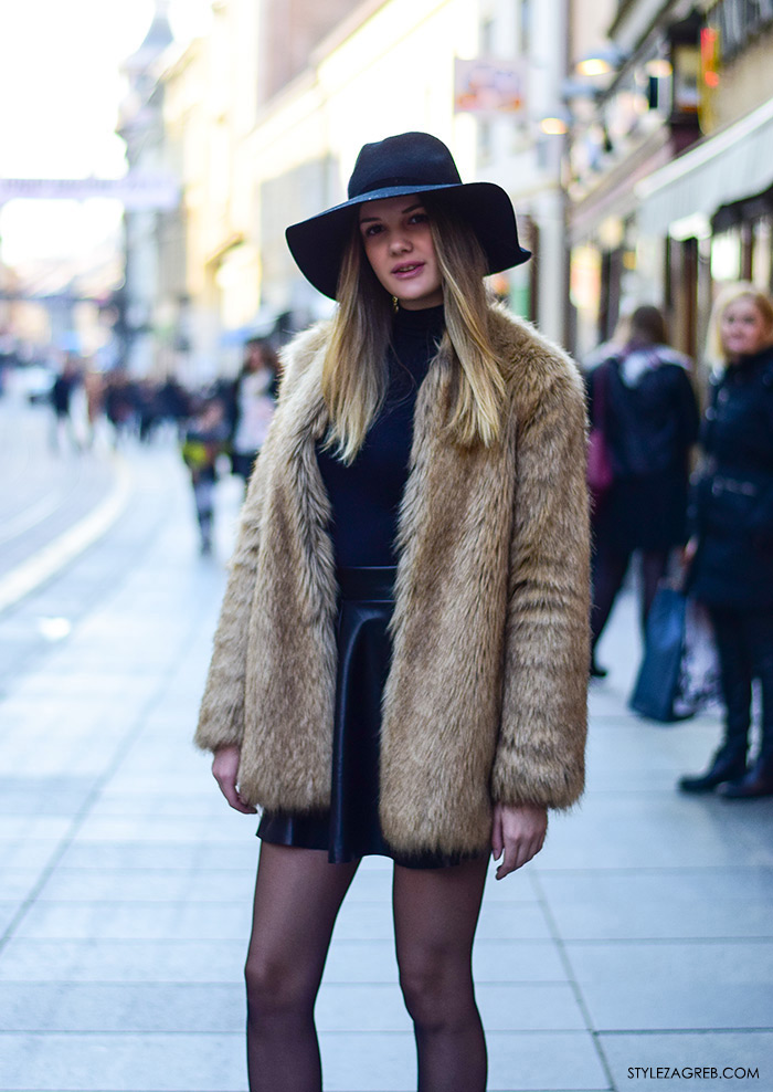 Kako kombinirati bundicu i čizme do gležnja, Zagreb street style ulična moda, subota špica, Jelena Tutavac, studentica matematike