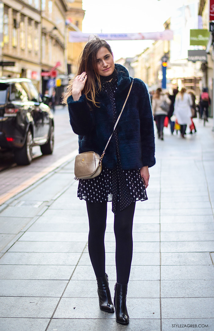 ulicna moda zagreb 2016 street style Zagreb, Ivana Jerković instagram, kako kombinirati mini haljinu i bundicu