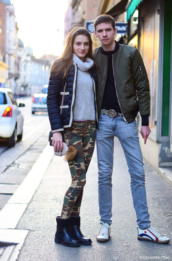 Aleš i Sonja, Zagreb street style ulična moda by StyleZagreb.com