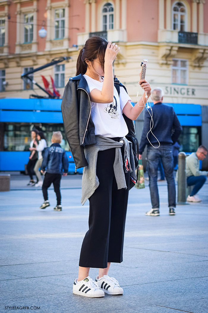 šos hlače kako kombinirati suknja-hlače, Zagreb street style Instagram žena moda fashion hr zagrebačka špica modne kombinacije trend portal zena forum hr