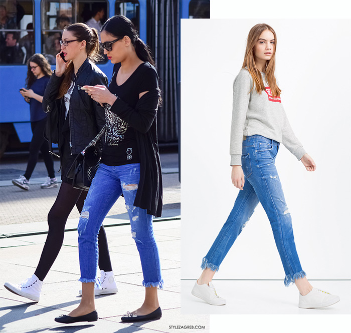 Model Zara traperica koje cure masovno kupuju by StyleZagreb.com gdje kupiti dobre traperice, zara trgovina, inditex hr posao zara šoping u zagrebu zara hlače, zagreb shopping, ulična moda Zagreb street style