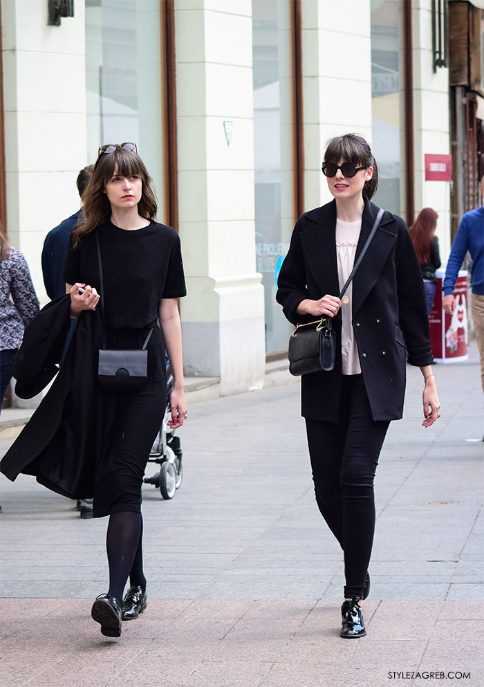 Zagreb ulična moda, Style Zagreb proljeće street style cro moda fashion žena hr, kako nositi crno