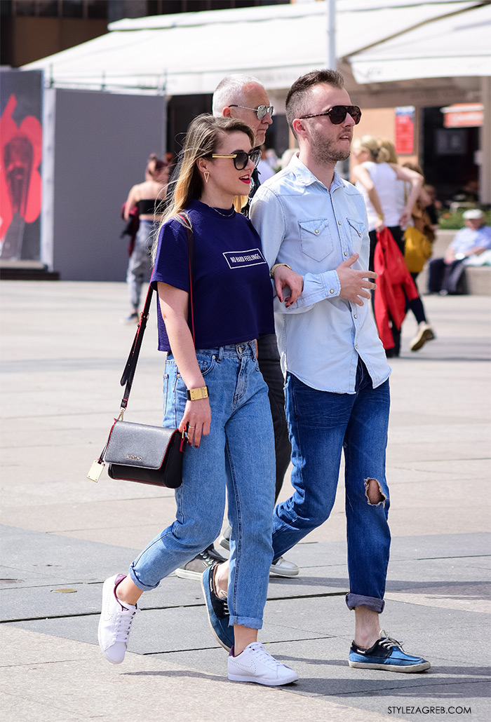 Street Style Zagreb ulična moda Zagrebačka špica žena moda fashion hr modne kombinacije trend portal proljetna moda parovi na ulici