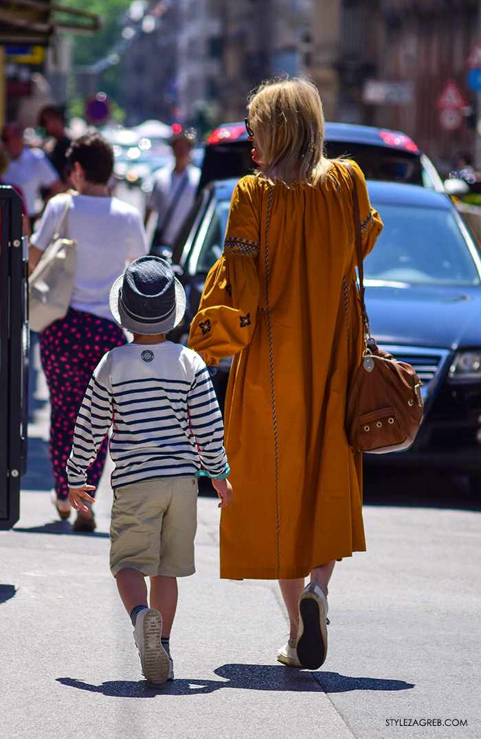 street style Zagreb, ulična ženska moda lipanj 2016, stylish mama i sin