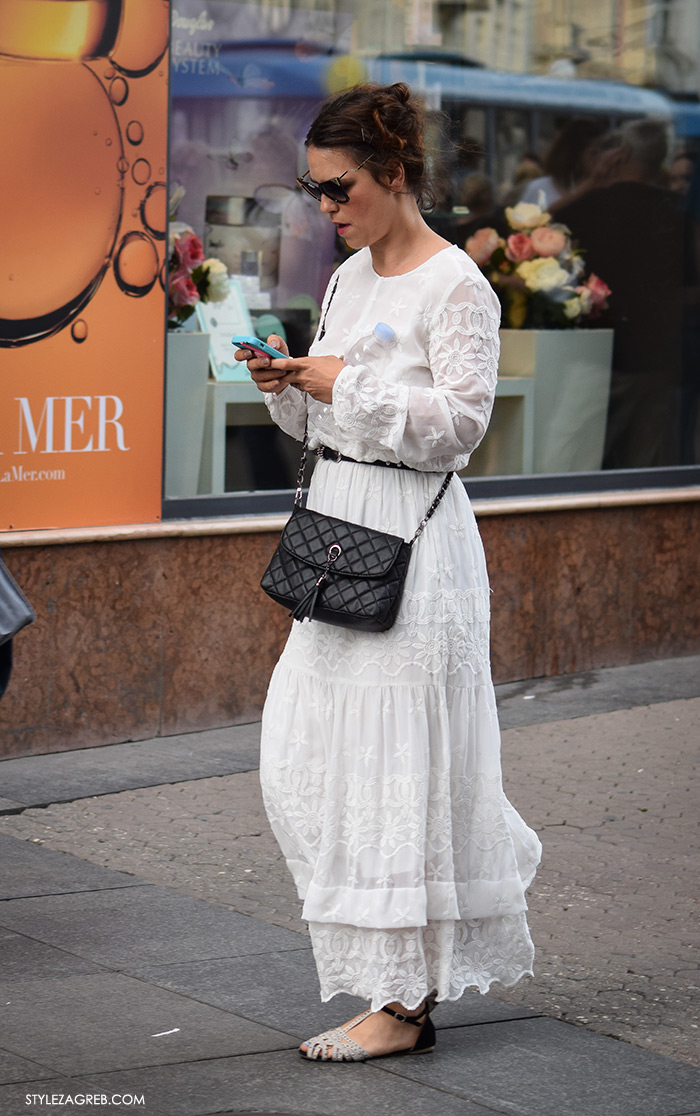 Street style Zagreb Hrvatska, ulična moda Zagreb, prosvjed Hrvatska može bolje 1.6.2016., glumica Ana Maras Harmander