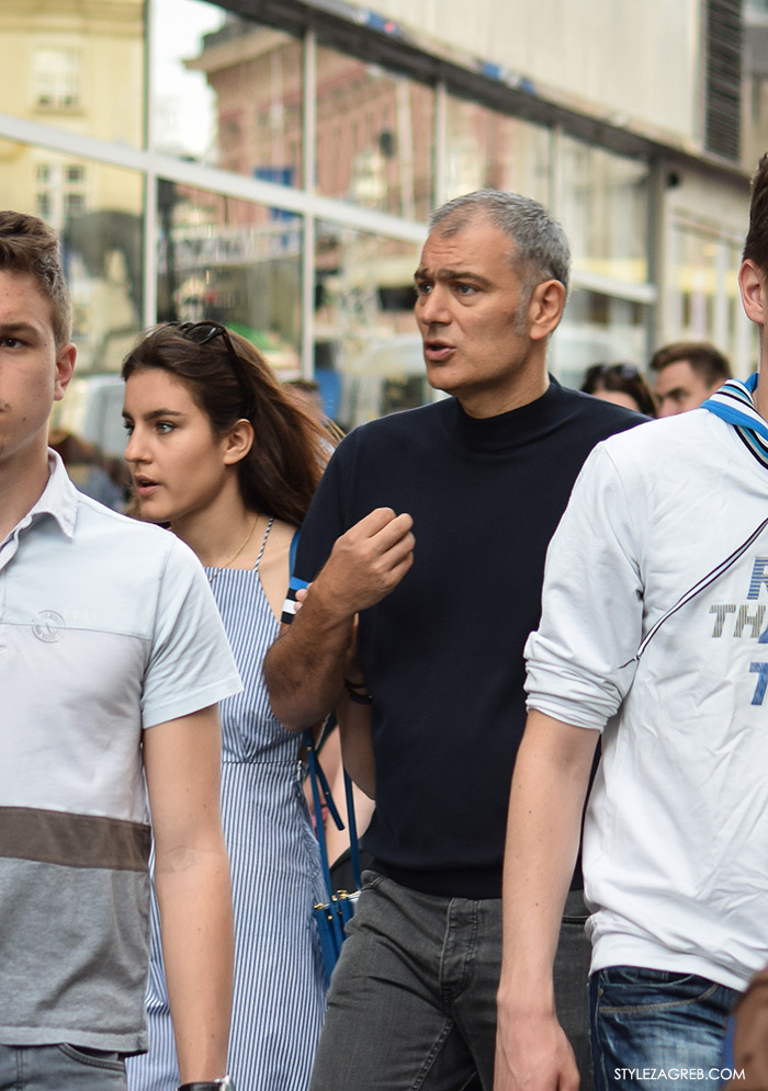 Street style Zagreb Hrvatska, ulična moda Zagreb, prosvjed Hrvatska može bolje 1.6.2016., Liza Tedeschi, Emil