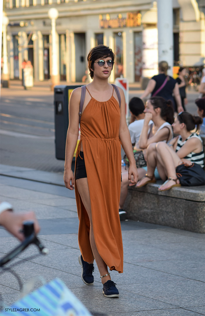 Street style Zagreb ljeto 2016, kako nositi haljine s prorezima