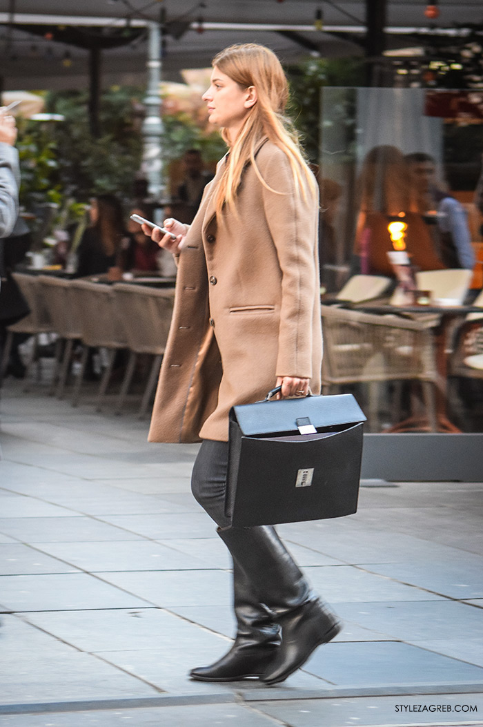 kaputi moda zima 2016 Street Style Zagreb, jednostavni jesenski styling