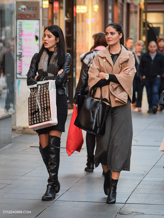 Style Zagreb com. Street style Slavica i Ana Josipović, Nekoliko ideja inspiriranih stylingom s pelerinom, suknja-hlačama i gležnjačama