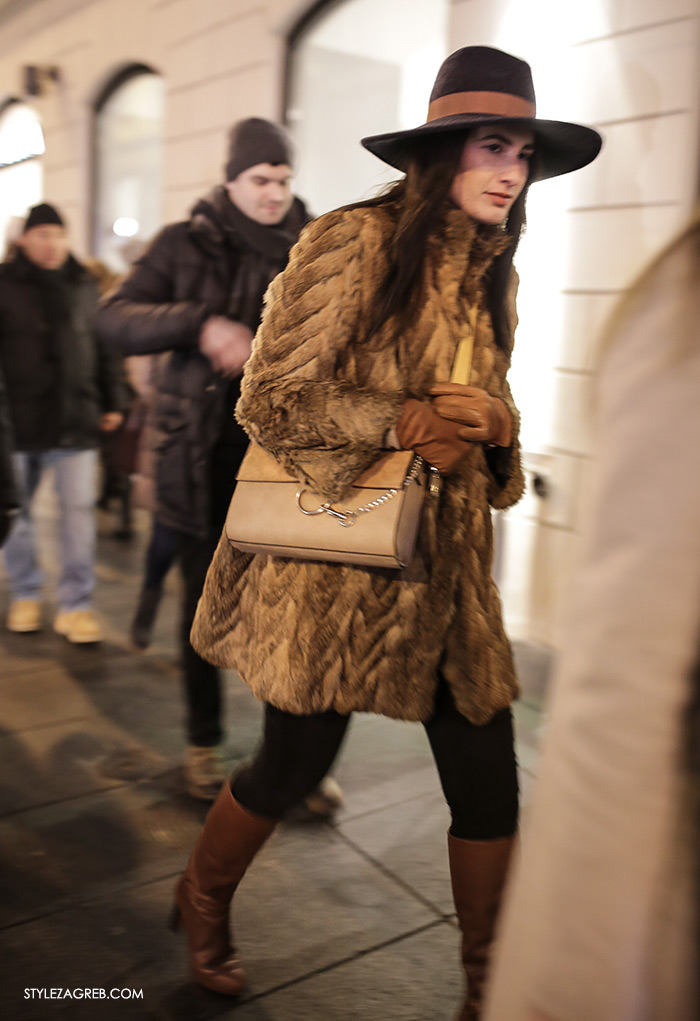 women's winter fashion what to wear street style how to wear fur coat and a hat