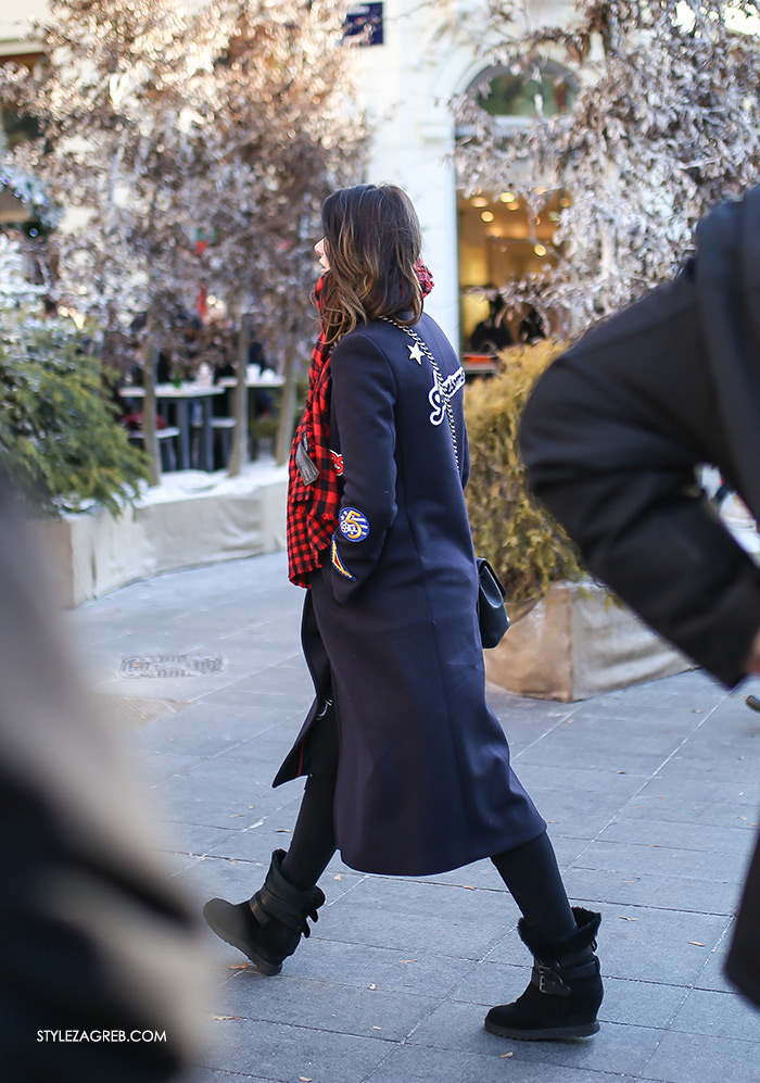 street style women's winter fashion Zagreb Croatia