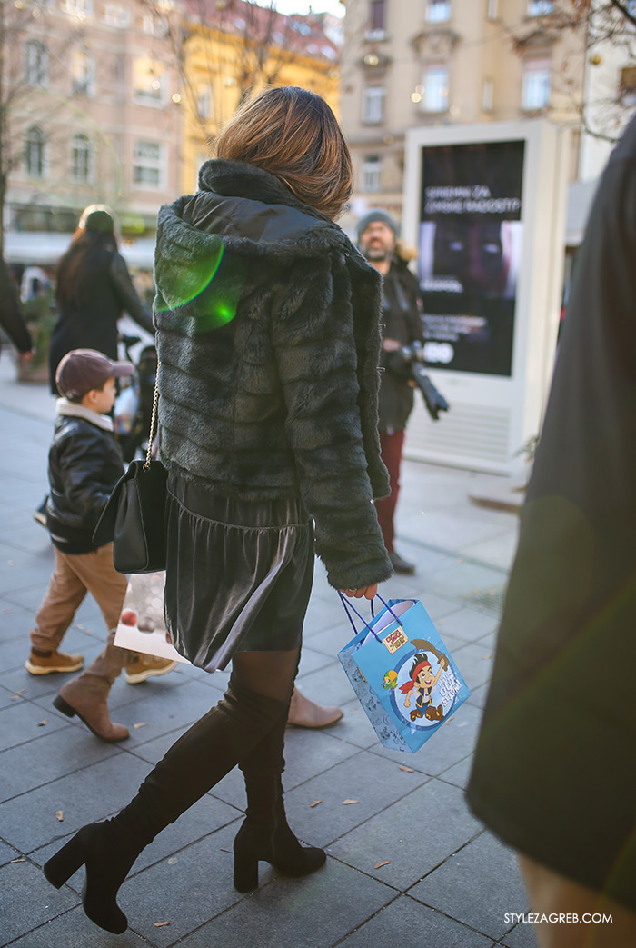 street style women's winter fashion Zagreb Croatia