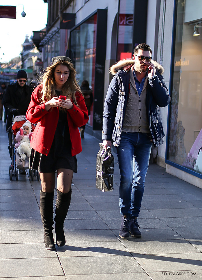 street style women's winter fashion Zagreb Croatia