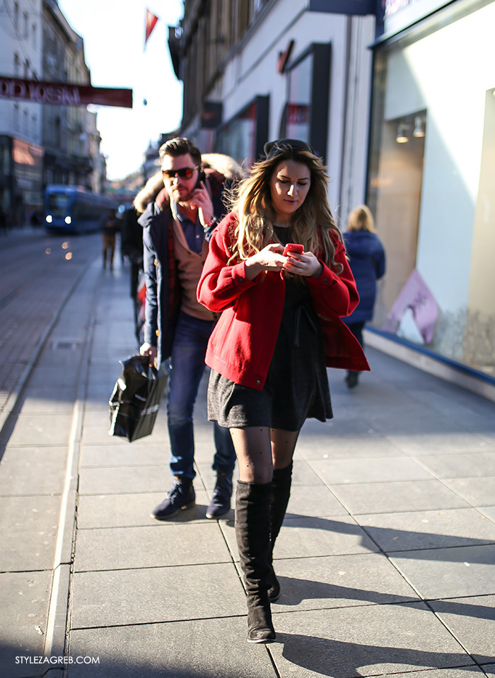 street style women's winter fashion Zagreb Croatia