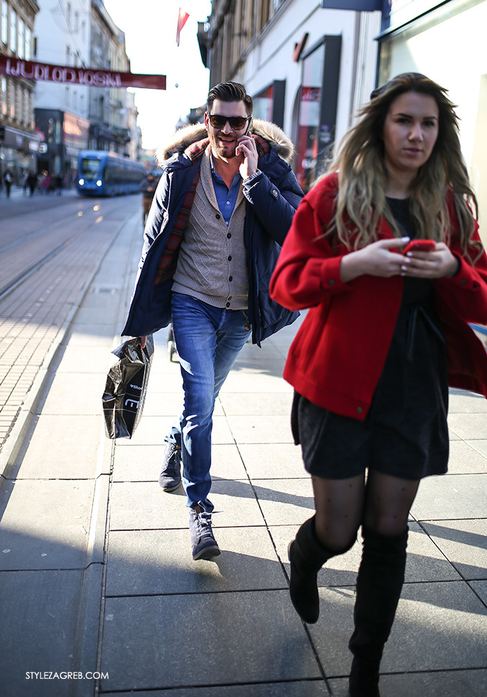 street style women's winter fashion Zagreb Croatia