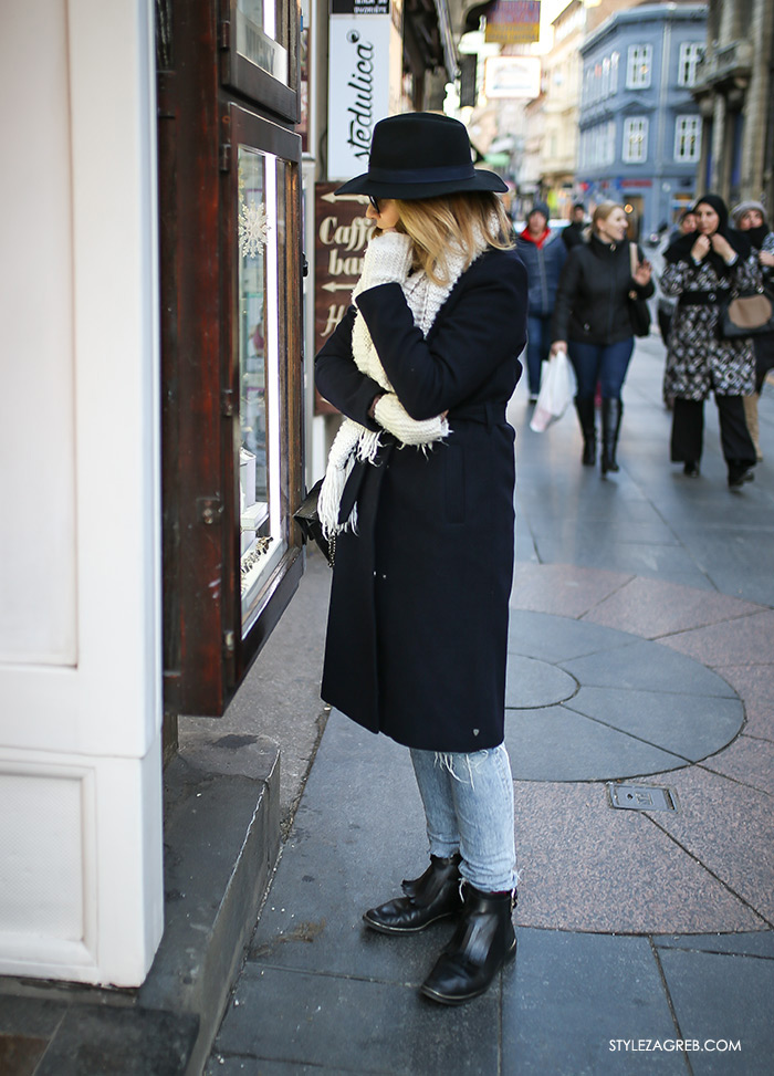 street style women's winter fashion Zagreb Croatia