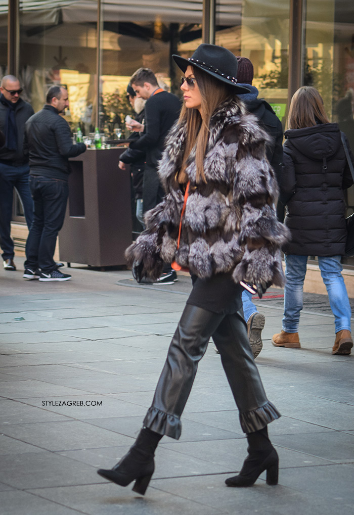 fashinistas fashion street fashion, modni dodaci moda bundica od umjetnog krzna gdje kupiti, zagreb hrvatska street style croatia faux fur coat latest image