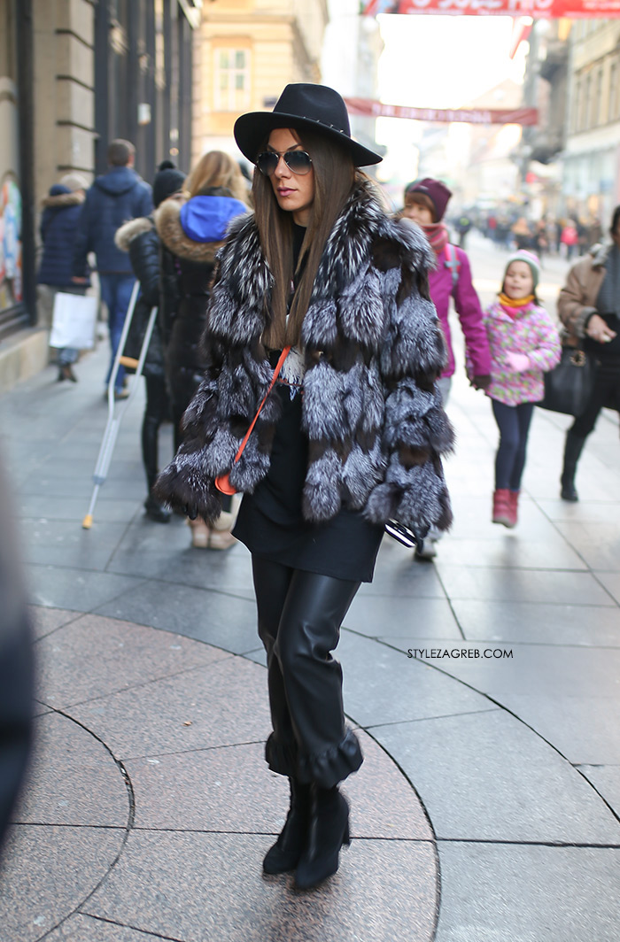 Lucija Prskalo Instagram fashinistas fashion street fashion, modni dodaci moda bundica od umjetnog krzna gdje kupiti, zagreb hrvatska street style croatia faux fur coat latest image