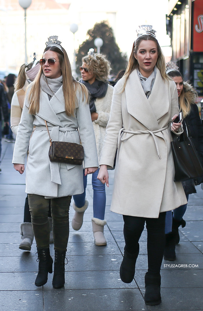 Happy New Year rajf zenski bijeli kaput kako stilizirati gdje kupiti Style Zagreb Instagram, womens street style winter fashion girl squad