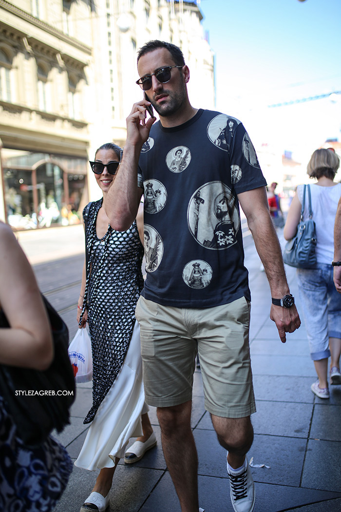 muška moda ljeto t-shirt majice bijele tenisice street style Zagreb stylezagreb Muška moda: Ljetno izdanje - Mate Rimac i Igor Vori