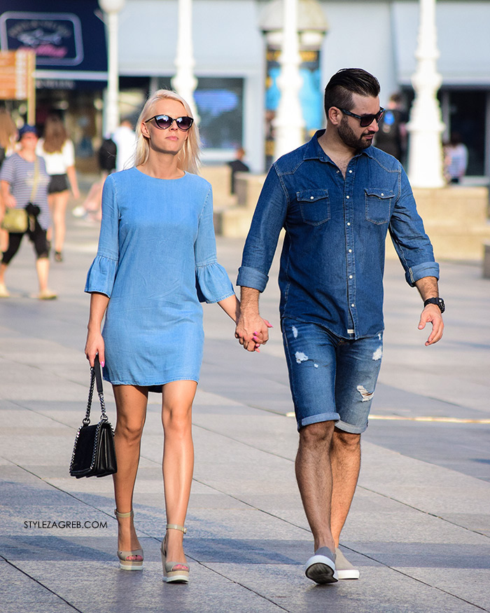 Street Style Zagreb Ljetni Traper Raport street style 2017 slika par u traperu