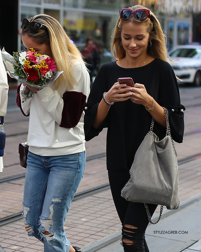 Rujanska špica vrvi jesenskim trendovima Street style Zagreb jesenska ženska moda lijepe cure