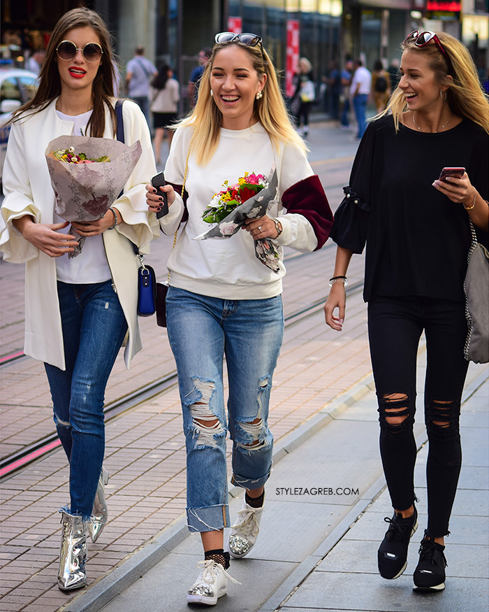 Rujanska špica vrvi jesenskim trendovima Street style Zagreb jesenska ženska moda lijepe cure