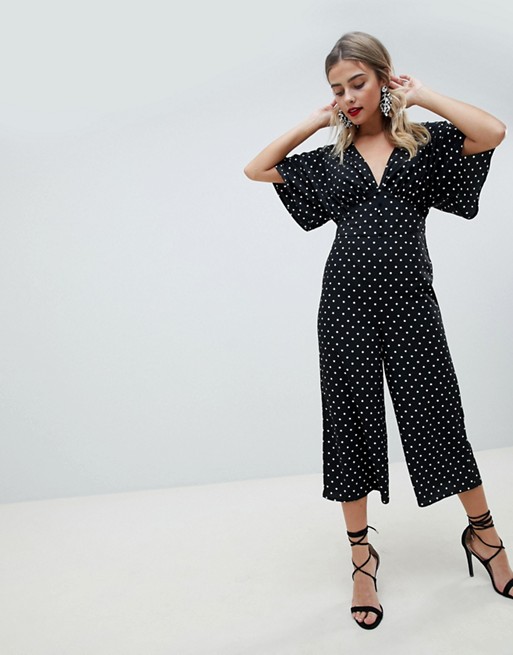  točkast kombinezon Asos polka dot jumpsuit