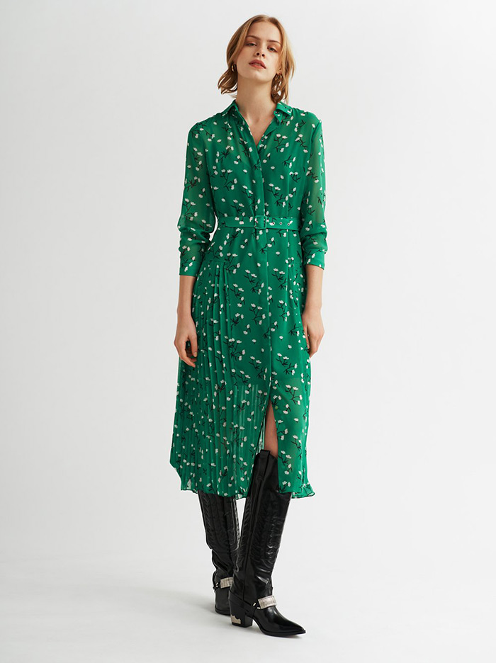 Kitri zelena haljina hit street style