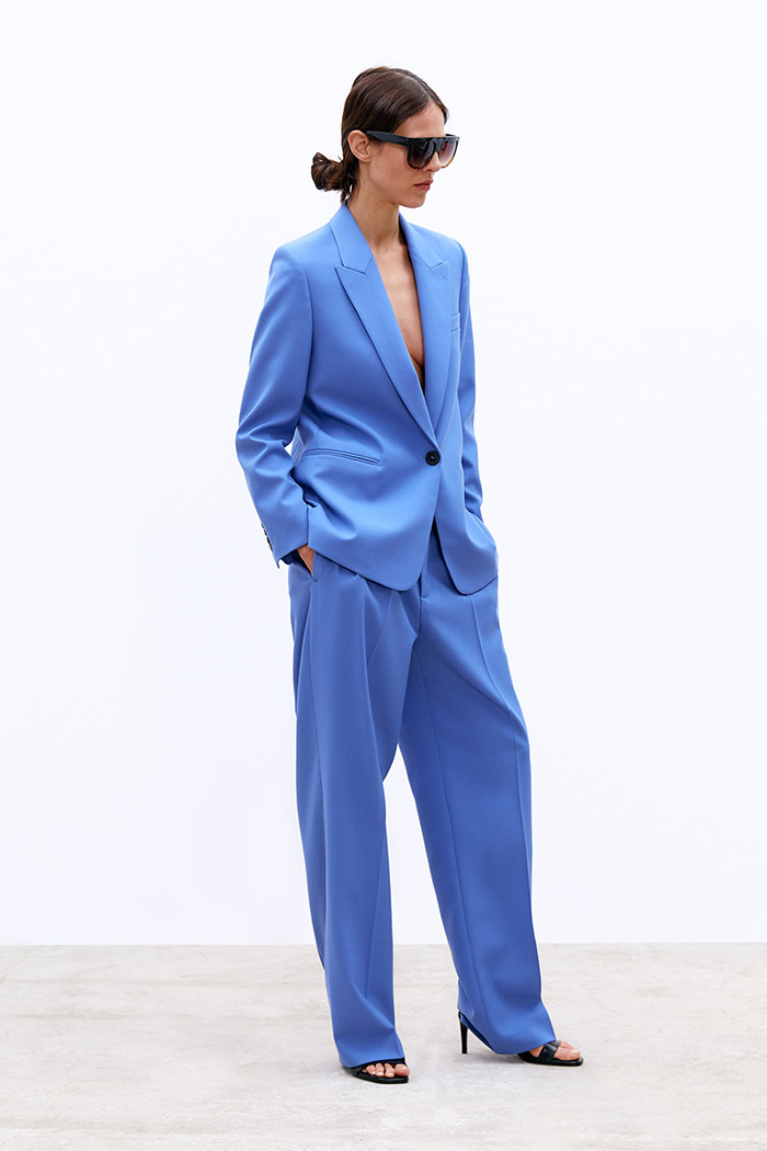 odijelo poslovni look Zara blue suit