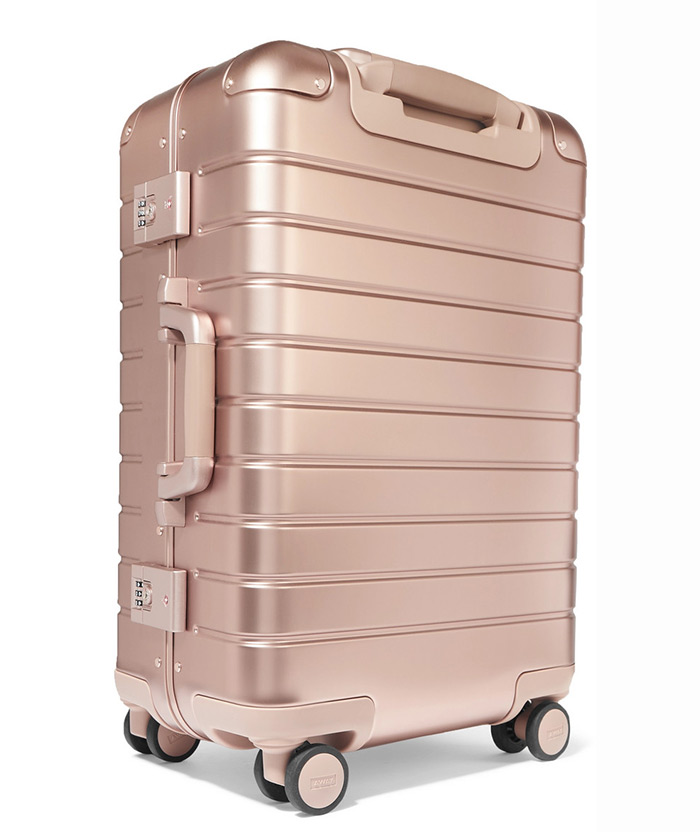 Away kabinski kofer rose gold aluminum