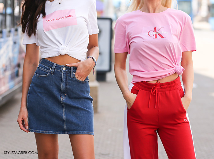 Tija Malik Instagram tijamalik i Karla Zelić Instagram @superbabekillah Calvin Klein roza t-shirt što kupiti na sniženjima