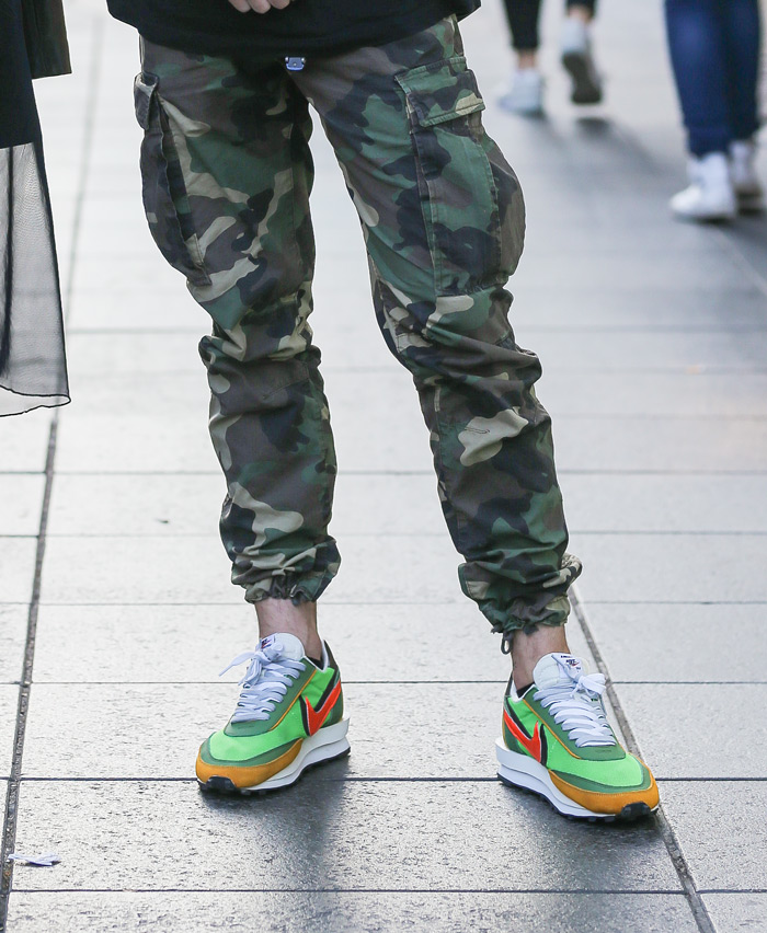 nike tenisice x sacai zelene buzz tenisice green sneakers LDWaffle tenisice veja tenisice street style špica zagreb