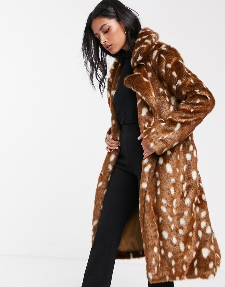 bambi bunda faux fur coat teddy bear coat asos