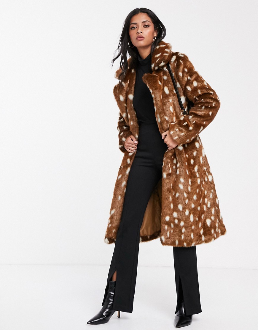 bambi bunda faux fur coat teddy bear coat asos