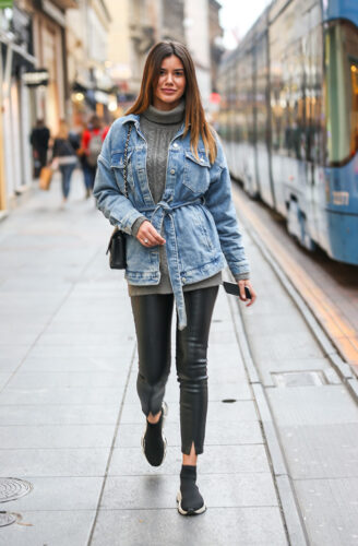 Casual look sa zagrebačke špice: Chanel torbica i Zara traper jakna