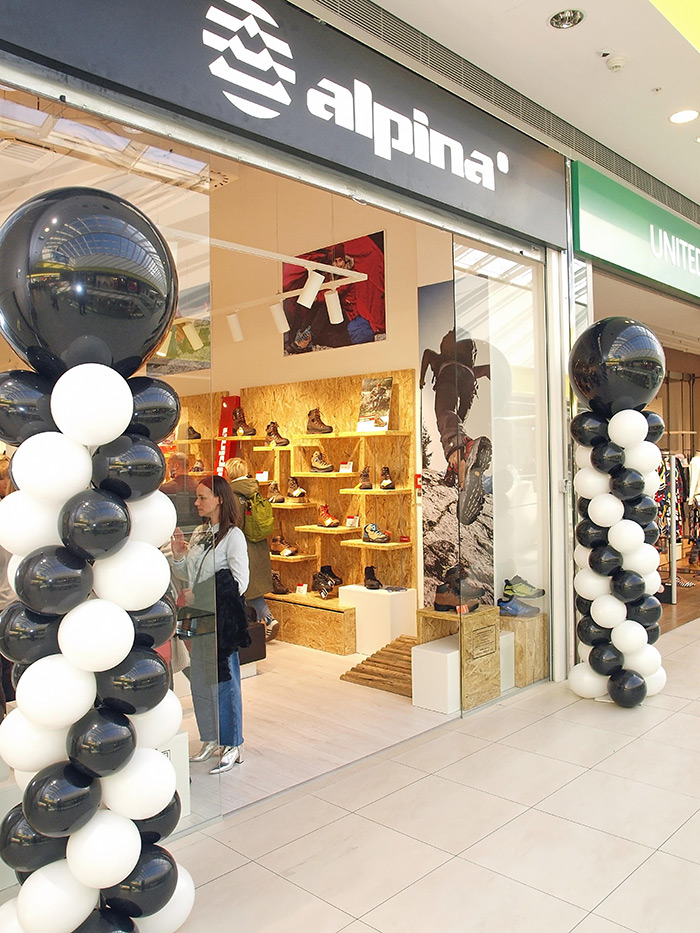 nova trgovina Alpina obuće u City Centeru One East u Zagrebu