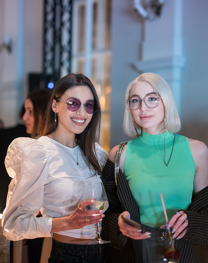 dizajneri klisab naočale ghetaldus proljeće ljeto moda 2020. špica lijepe cure zagreb Paula Puškaš i Luna Valas