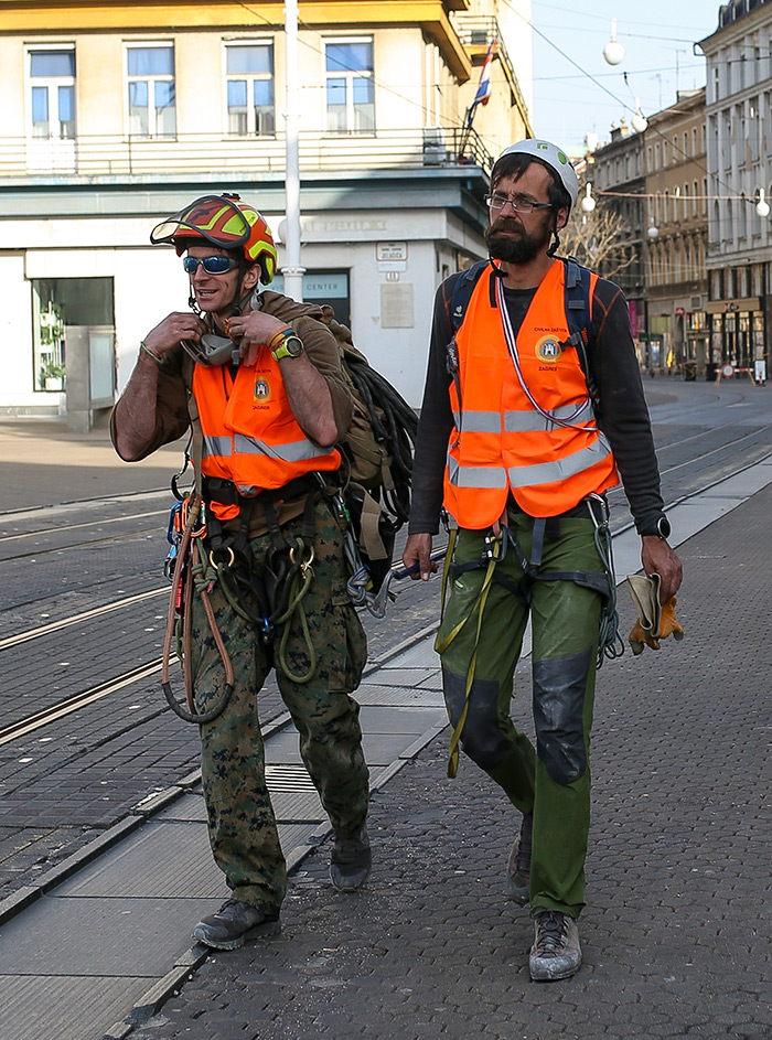 koronavirus potres Zagreb fotke fotografije nakon potresa zagrebački alpinisti