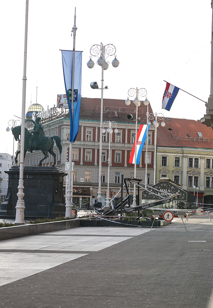 koronavirus potres Zagreb fotke nakon potresa